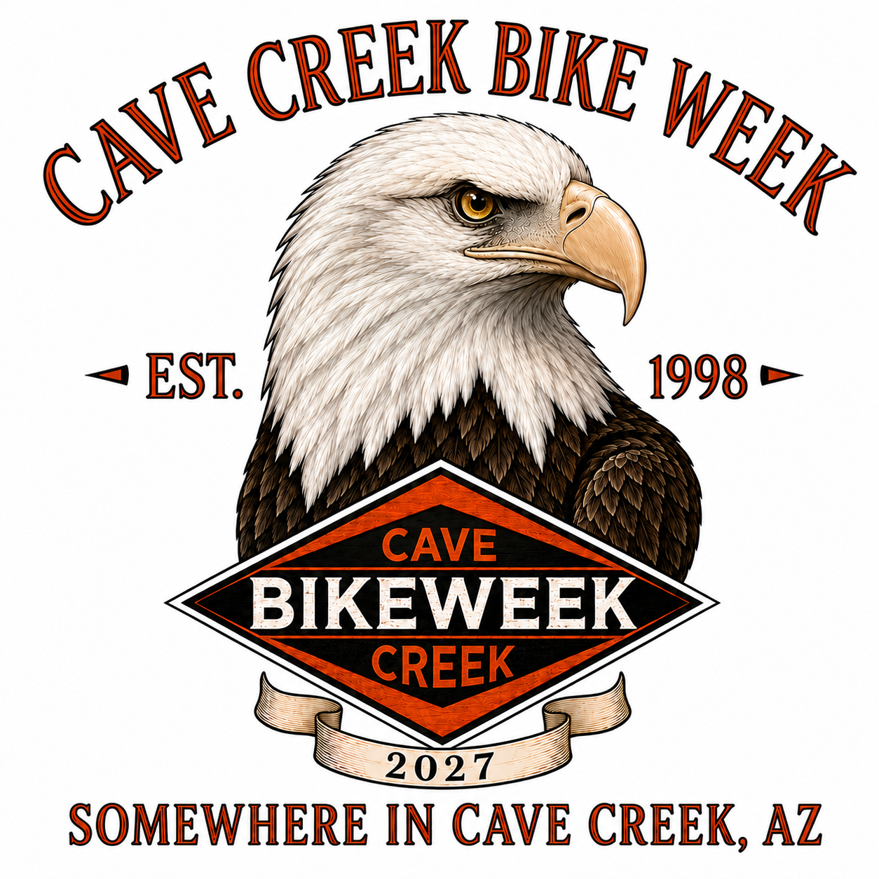 Cave Creek Bike Week 2027 logo